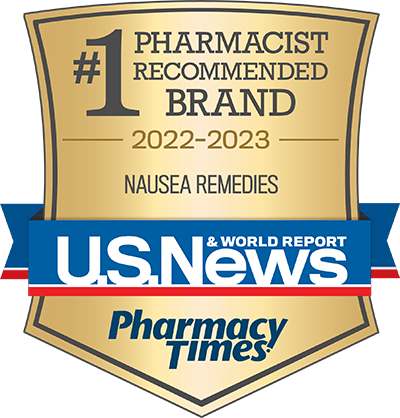 US News & World Report Pharmacy Times - #1 Pharmacist recommended brand 2022-2023 for Nausea Remedies